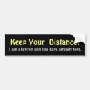 Search for distance bumper stickers Keep your distance