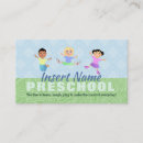 Search for preschool teacher business cards Children
