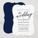 Search for black navy wedding invitations Chic