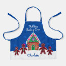 Search for gingerbread house aprons Holiday baking