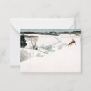 Search for snowing note cards Vintage