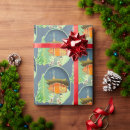Search for winter scene christmas wrapping paper Cute