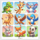 Search for owl and cat stickers For kids