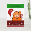 Search for tiger christmas cards Cute