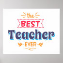 Search for best teacher ever posters Education