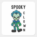 Search for creepy clown stickers Spooky