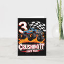 Search for monster truck birthday cards Cartoon