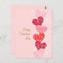 Search for modern happy valentines day postcards Pink hearts
