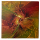 Search for orange brown flower tiles For her