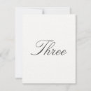 Search for cursive table cards Elegant