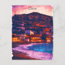 Search for crete island postcards Beach