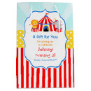Search for big top circus gift bags Carnival