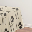 Search for paw print tablecloths Animal lover