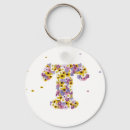 Search for letter t key rings Initial