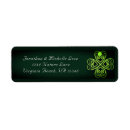 Search for celtic return address labels St patrick's day