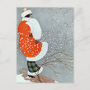 Search for art deco christmas postcards Seasons greetings