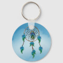Search for dreamcatcher key rings Blue