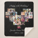Search for 70th birthday blankets Photo collage