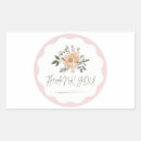 Search for thank you rectangle stickers Rectangular