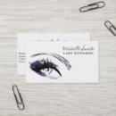Search for long lash extension business cards Lashes