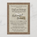 Search for farm rehearsal dinner invitations Vintage