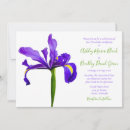 Search for purple iris wedding invitations Green