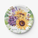 Search for purple sunflower weddings Watercolor