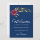 Search for burgundy and navy blue invitations Greenery
