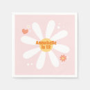 Search for white daisy napkins Hippie