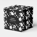 Search for halloween treat boxes favour boxes Black