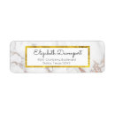 Search for marble return address labels Minimalist