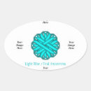 Search for teal ribbon stickers Ovarian cancer