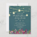 Search for purple and teal bridal shower invitations Modern