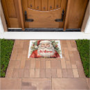 Search for vintage christmas doormats Santa claus