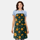 Search for green and gold pattern aprons Seamless