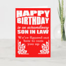 Search for son and son in law cards Celebration