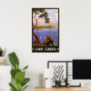 Search for vintage lake posters Lago di garda