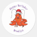 Search for cartoon lobster stickers Crawfish