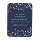 Search for rose gold save the date magnets Blush