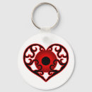 Search for eye heart key rings For her