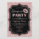 Search for glam hens party invitations Lips