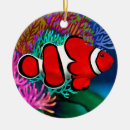 Search for clown christmas tree decorations Coral reef