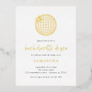 Search for disco ball invitations Gold