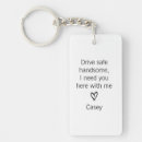 Search for handsome key rings Drive safe handsome