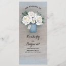 Search for dusty blue wedding programs Rustic
