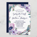 Search for boho feather wedding invitations Purple