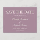 Search for purple save the date postcards Elegant