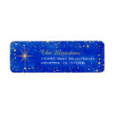 Search for peace on earth return address labels Star