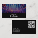 Search for djing business cards Vocalist sound producer