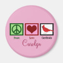 Search for pretty bird magnets Cardinal